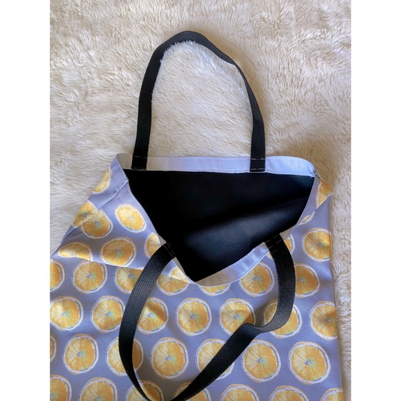 Lemon Print Tote Bag - Picture 2 of 2